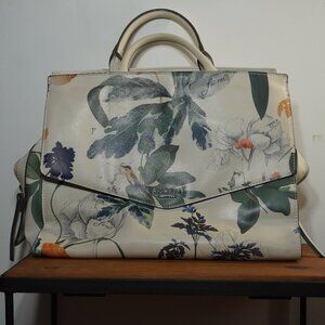 FIORELLI Botanical Print Leather Large Shoulder/Crossbody Purse Bag